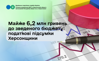 Майже 6,2 млрд гривень до зведеного бюджету: податкові підсумки Херсонщини